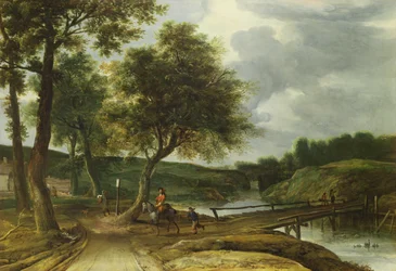 Un paisaje fluvial boscoso